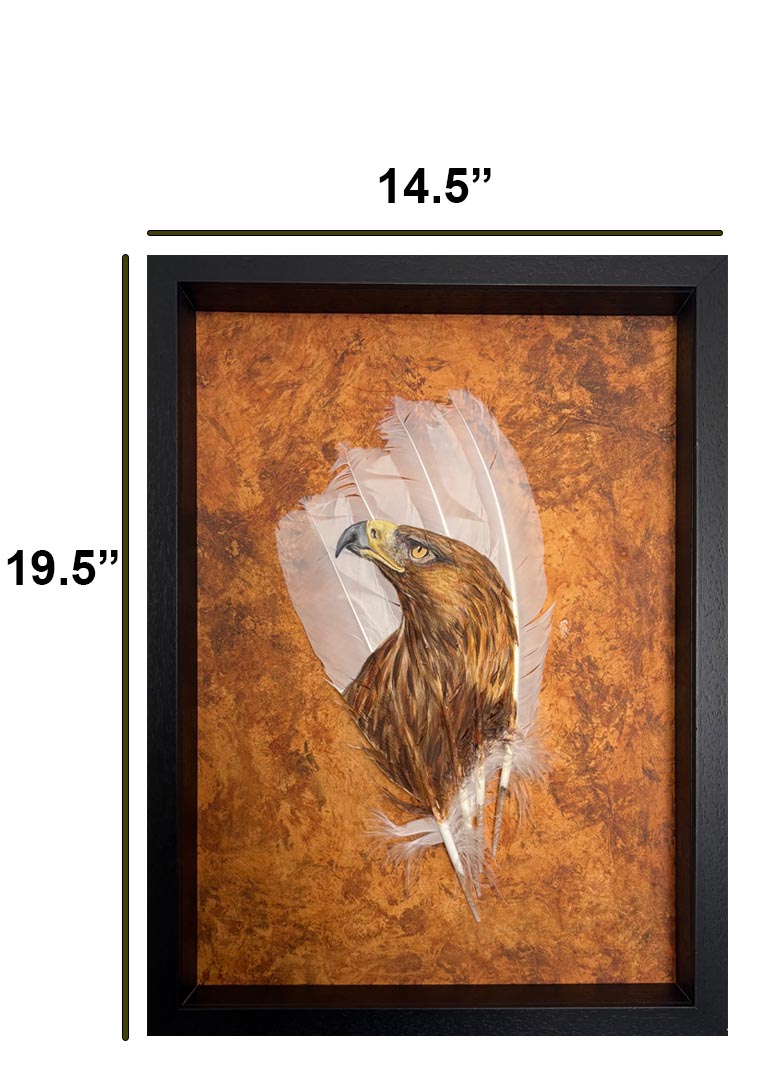 Original painting Golden Eagle The Weight Of Wonder