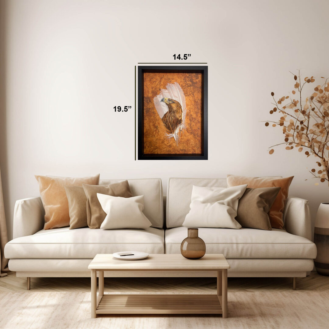 Original painting Golden Eagle The Weight Of Wonder